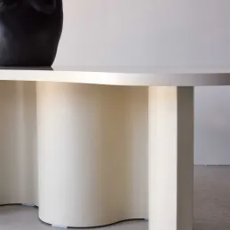 Table basse en MDF Flow 120 x 80 x 45 cm