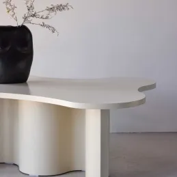 Table basse en MDF Flow 120 x 80 x 45 cm