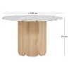 Table repas en MDF Tekla 120 x 75 cm
