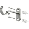 Tringle à rideaux extensible en acier Flute