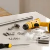 Tringle à rideaux extensible en acier Flute