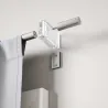 Tringle à rideaux extensible en acier Flute