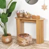 Cache-pots flocon en abaca