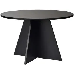 Table à manger ronde en aggloméré Virella