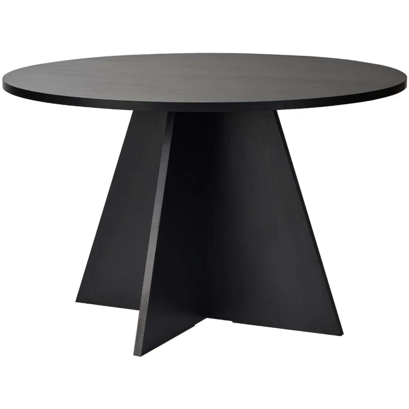 Table à manger ronde en aggloméré Virella