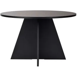 Table à manger ronde en aggloméré Virella