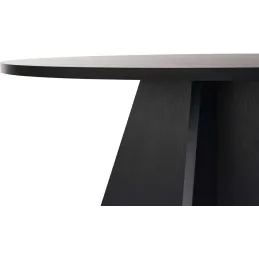 Table à manger ronde en aggloméré Virella