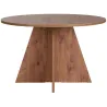 Table à manger ronde en aggloméré Virella