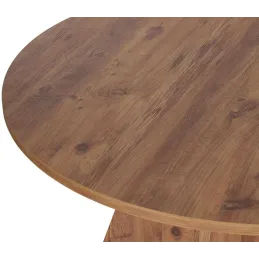 Table à manger ronde en aggloméré Virella