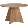 Table à manger ronde en aggloméré Virella
