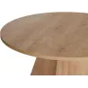 Table à manger ronde en aggloméré Virella