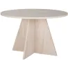 Table à manger ronde en aggloméré Virella