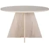 Table à manger ronde en aggloméré Virella
