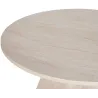 Table à manger ronde en aggloméré Virella