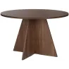 Table à manger ronde en aggloméré Virella
