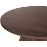 Table à manger ronde en aggloméré Virella