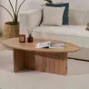 Table basse ovale en aggloméré Orba