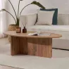 Table basse ovale en aggloméré Orba