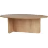 Table basse ovale en aggloméré Orba