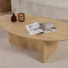 Table basse ovale en aggloméré Orba