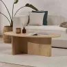 Table basse ovale en aggloméré Orba