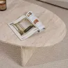 Table basse ovale en aggloméré Orba