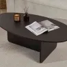 Table basse ovale en aggloméré Orba
