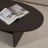 Table basse ovale en aggloméré Orba