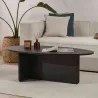 Table basse ovale en aggloméré Orba