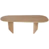 Table basse ovale en aggloméré Ovalis