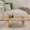 Table basse ovale en aggloméré Ovalis