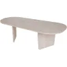 Table basse ovale en aggloméré Ovalis