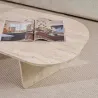 Table basse ovale en aggloméré Ovalis