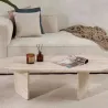 Table basse ovale en aggloméré Ovalis