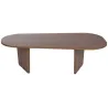 Table basse ovale en aggloméré Ovalis