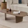 Table basse ovale en aggloméré Ovalis