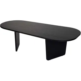 Table basse ovale en aggloméré Ovalis