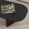 Table basse ovale en aggloméré Ovalis