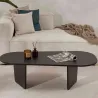 Table basse ovale en aggloméré Ovalis