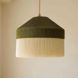 Abat-jour en macramé Ivernia