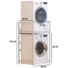 Meuble de superposition machine à laver seche-linge Cindy