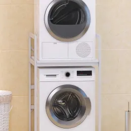 Meuble de superposition machine à laver seche-linge Cindy