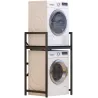 Meuble de superposition machine à laver seche-linge Cindy