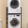 Meuble de superposition machine à laver seche-linge Cindy