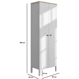 Meuble d'entrée en aggloméré Frannie