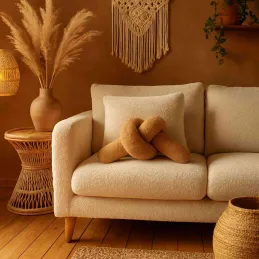 Coussin nœud en polyester Ask Dugum