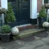 Paillasson en fonte et rouleau coco
