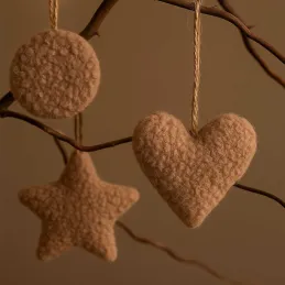 Ensemble de 3 décorations à suspendre Lu Set