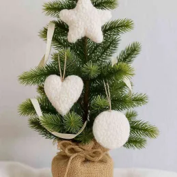 Ensemble de 3 décorations à suspendre Lu Set