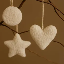 Ensemble de 3 décorations à suspendre Lu Set